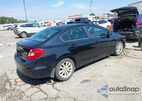 2012 Honda Civic Ex z USA, uszkodzony, nr VIN 2HGFB2F81CH309779